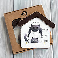 Ключниця Не забудь! Сім'я котиків, фото 2