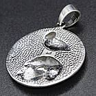 (sp-234) Кулон Ворон на черепі (вегвізир) (срібло, 925 проба), фото 3