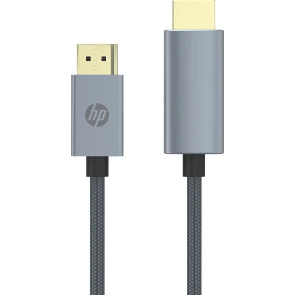Відео-кабель HP DisplayPort (тато) - HDMI (тато), 2m Gray (DHC-DP03-02M)
