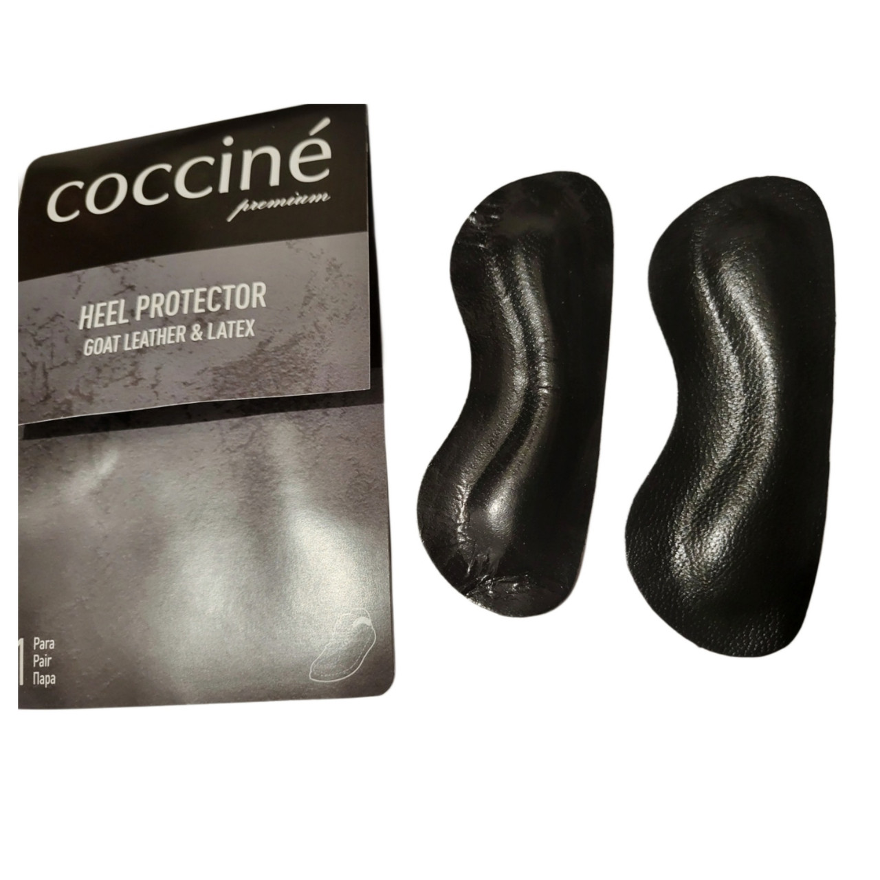 Фіксатор п’ятки шкіряний Coccine HEEL PROTECTOR BLACK LEATHER, фото 1