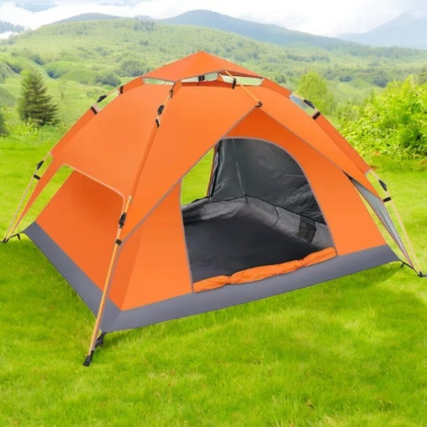 Намет автоматичний G-Tent 200 х 140 х 110 см Помаранчевий, фото 1