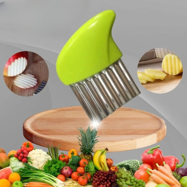 Слайсер із нержавіючої сталі для продуктів Зелений, фото 1