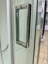 Душовий бокс VERONIS BN 4 120 white CHROME 120х80х215 см на низькому піддоні правобічний з гідромасажем, фото 6