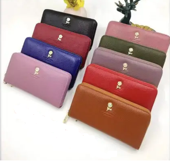 Гаманець жіночий на два відділення зі штучної шкіри у різних кольорах Kabir