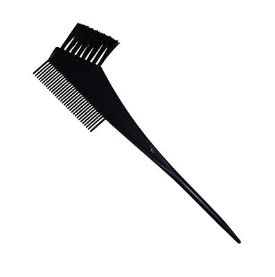 Пензлик з гребінецем Hots Professional Mini, чорний (HP1024-BK)