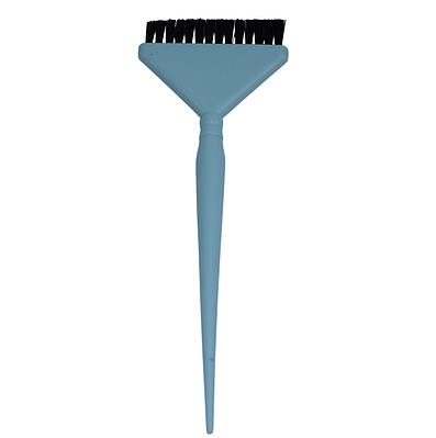 Пензель з короткою щетиною для нанесення кератину та фарби Hots Professional  Pastel Blue, широкий (HP1016-PB)