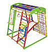 Спортивний дерев'яний комплекс "Юнга Plus 7" різнокольоровий з мольбертом ТМ "SportBaby" (130х124х132 см), фото 2