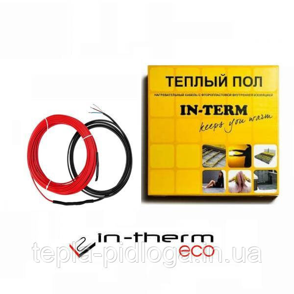 44 М (4.4 - 5.5 М²) 870 Вт Двожильний нагрівальний кабель IN-THERM 20 Вт/м  для укладання в стяжку, фото 1