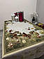 Скатертина новорічна гобеленова Verolli в коробці 160*220 см прямокутна Туреччина, фото 5