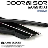 Вітровики, дефлектори вікон Hyundai Grandeur 2005-2010 (Autoclover A095), фото 4
