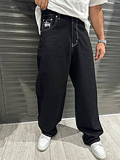 Чоловічі широкі джинси Baggy Stussy Big Boy темно-сірі джинси Баггі Туреччина, фото 6