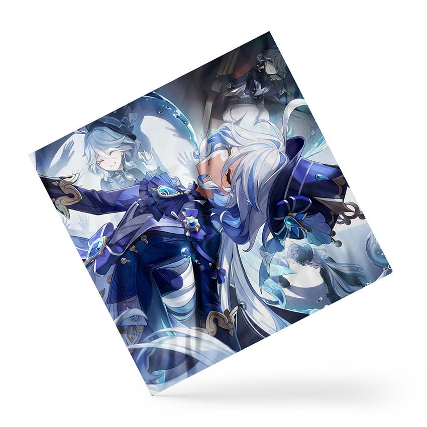 Хустка на голову і шию «Фуріна. Геншин Імпакт. Furina. Genshin Impact»