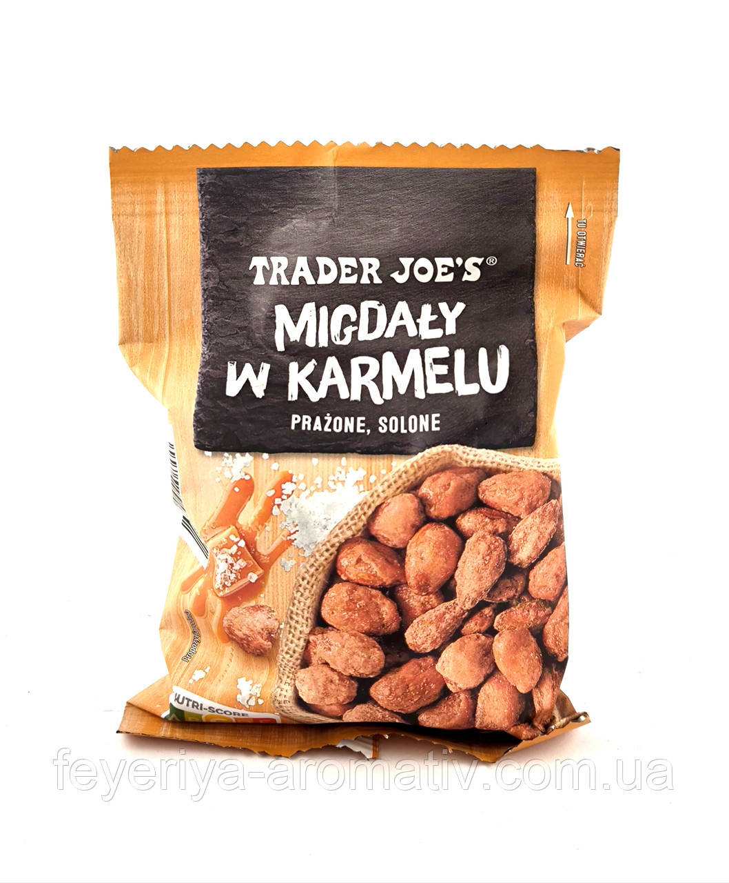 Карамелізований мигдаль з медом та сіллю Trader Joe's, 150 г