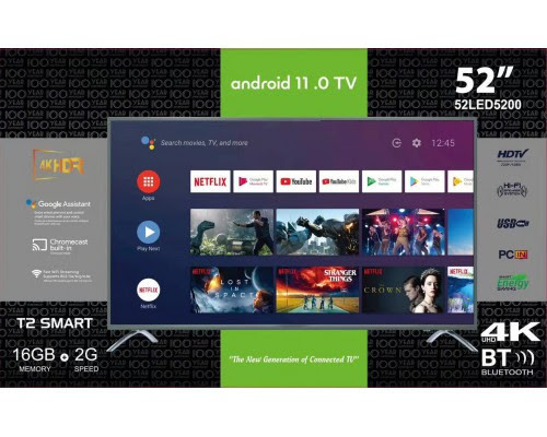 Телевізор Smart LED TV-4k ultra HD 52 дюйми