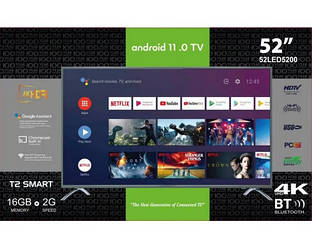Телевізор Smart LED TV-4k ultra HD 52 дюйми