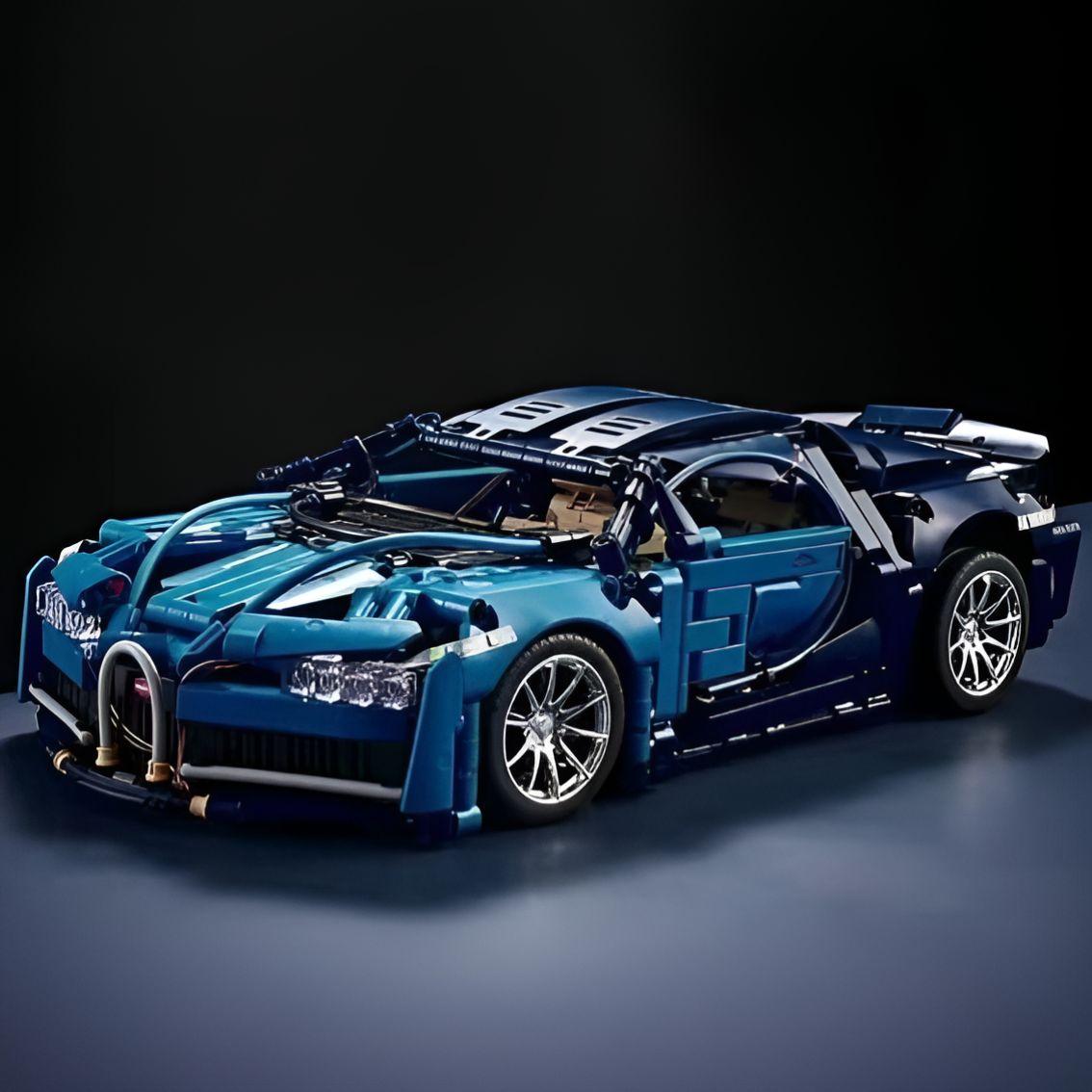 Конструктор Cyberpunk Lambo 1300 pcs перегонова модель з підсвіткою сумісний із лего Bugatti