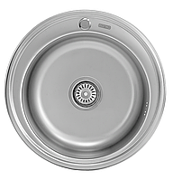 Мийка врізна MONRO 510 (08/180) Decor кругла