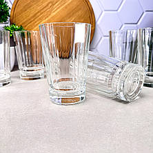 Набір високих склянок із кришталевого скла 360 мл 6 шт Cristal D`Arques Macassar, фото 3