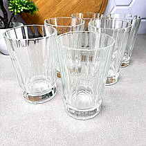 Набір високих склянок із кришталевого скла 360 мл 6 шт Cristal D`Arques Macassar, фото 4