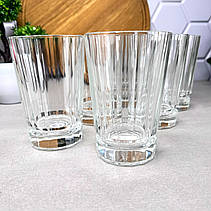Набір високих склянок із кришталевого скла 360 мл 6 шт Cristal D`Arques Macassar, фото 5