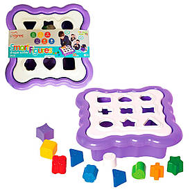 Дитяча іграшка-сортер "Розумні фігурки" (10 елементів) | Tigres 39520