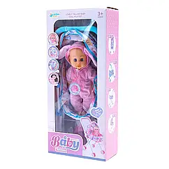 ІнтерактивнийПупс з візочком Зайченя Mountainking 16 звуків та аксеуарів