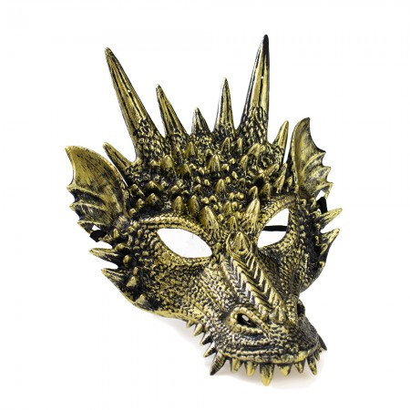 Маска Дракона (золотиста) ABC