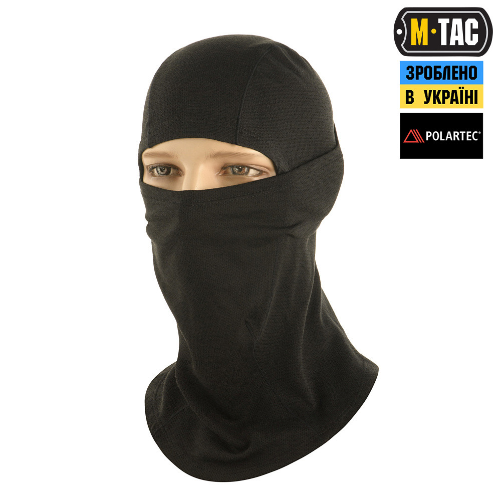 Балаклава-ніндзя потовідвідна M-Tac Polartec Black