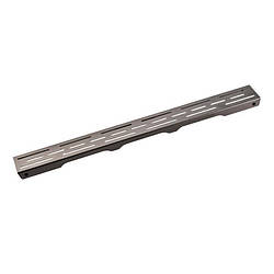 Грати для лінійного трапу 700 мм з нержавіючої сталі Qtap Grate FD700 (Gunmetal PVD Black) Графіт