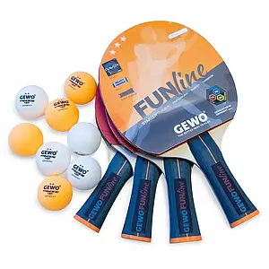 Набір для настільного тенісу Gewo Family & Friends 4 Bats 8 Balls (970100)