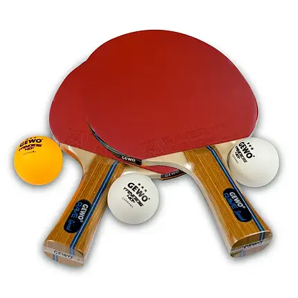 Набір для настільного тенісу Gewo Rave Speed 2 Bats 3 Balls (86080000), фото 1
