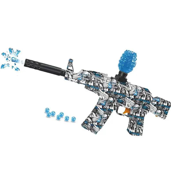 Іграшковий автомат орбіган з орбізами дитячий гель бластер зброя з гідрокулями 2 режими акумулятор глушник, фото 1