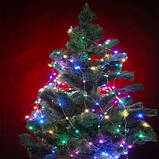 Гірлянда нитка роса 20 м на батарейках + USB мультиколірна, LED гірлянда крапля роси, фото 4