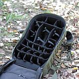 Рюкзак для дрона DJI MAVIC, Autel /15 батарей, дроноторба Стохід Олива, фото 3