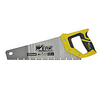 Ножівка по дереву 350 мм 7TPI 3D Л-зубці Werk 40130