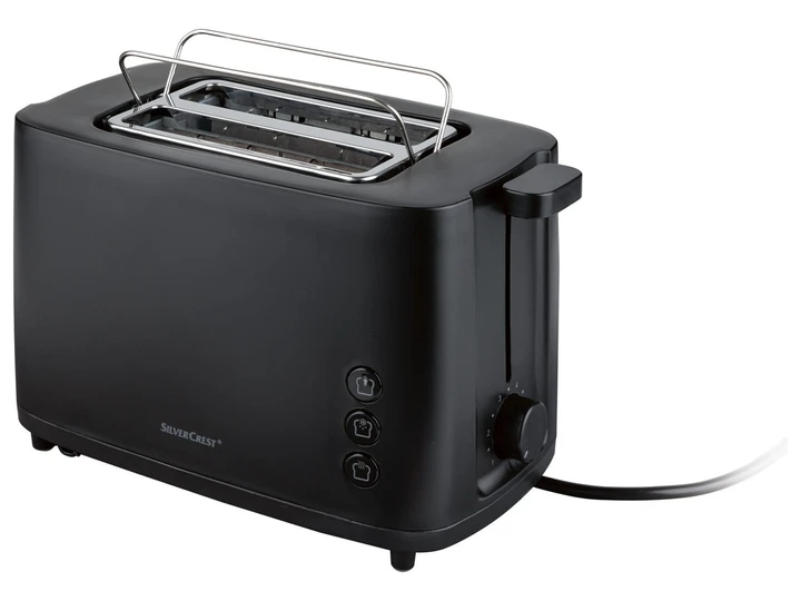 Тостер + підставка для булочок Silver Crest STK 800 A1 (800 Вт, 6 режимів, нержавіюча сталь, автовідключення)