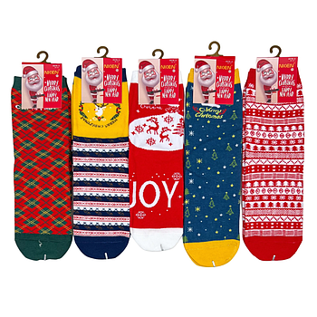 Жіночі новорічні яскраві шкарпетки Nicen