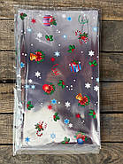 Пакети фольговані для цукерок Новий рік розмір 20*35 см, фото 2