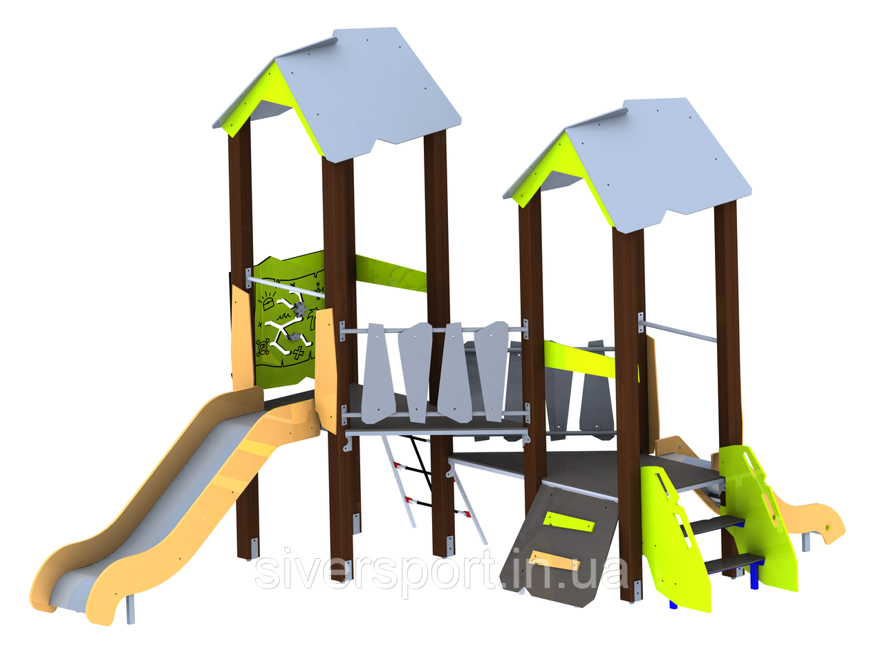 Ігровий комплекс (виготовлений з HDPE пластику) SiverSport VP-1436, фото 1