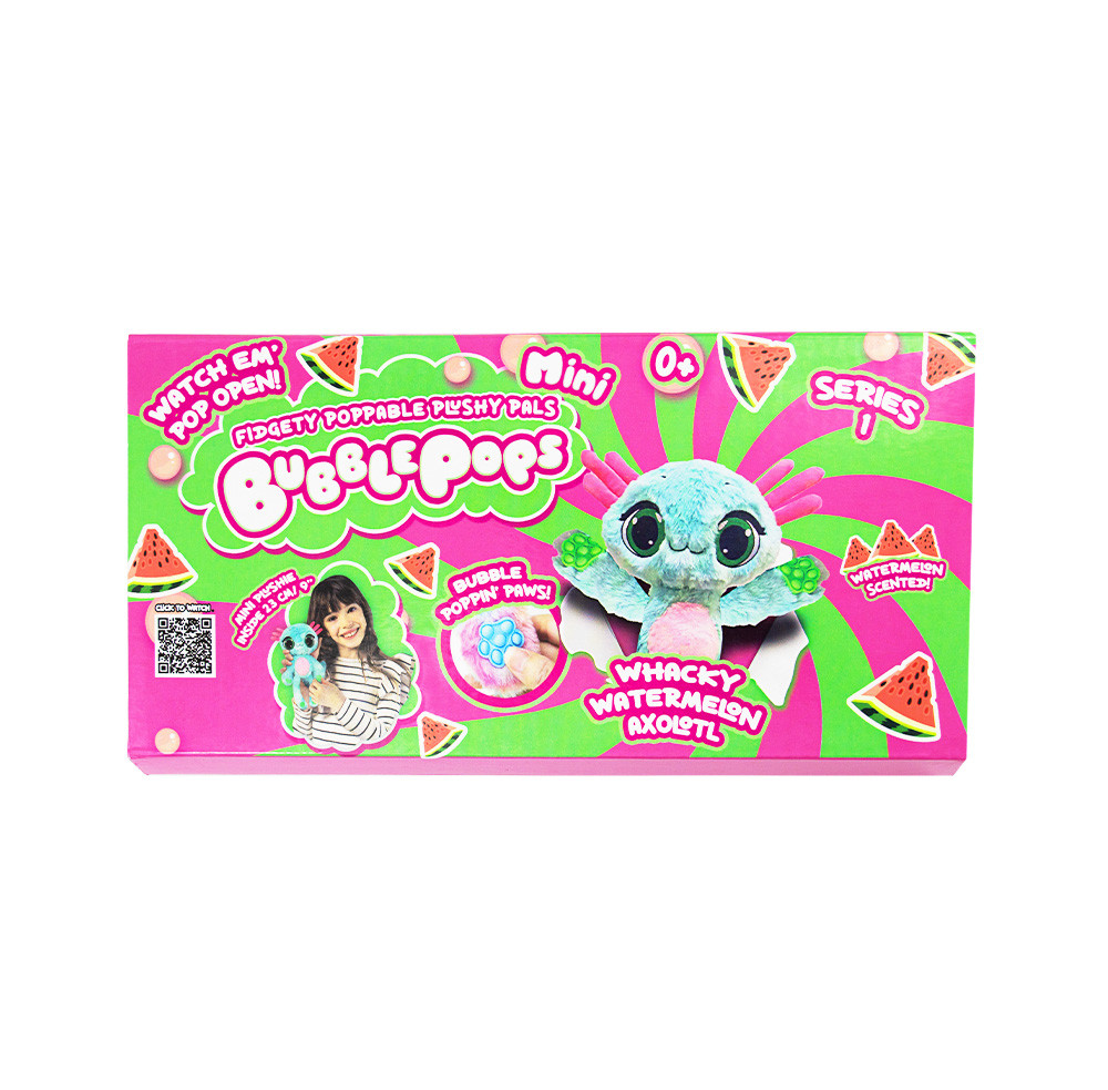 Bubble Pops М’яка іграшка міні "Кавуневий аксолотль", 2312005/9, фото 1