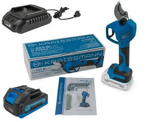 Секатор акумуляторний KRAISSMANN 31 AGS-BL 20/2 безщітковий мотор аку-2А·год