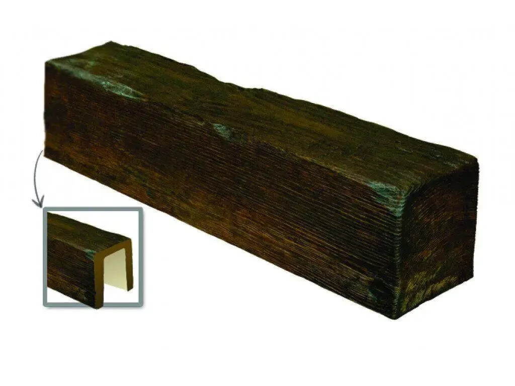 Балка декоративна з поліуретану Decowood модерн (17х19)см темна