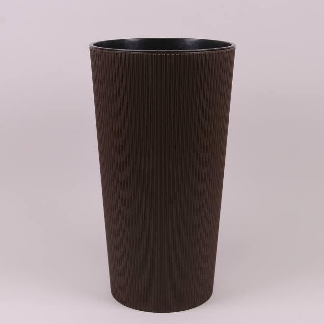 Пластиковий горщик з вкладом для рослин (квітів) LILIA JUMPER 4 л