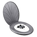 Кришка сидіння для унітаза Sydanit Мушля металік поліпропілен, фото 2
