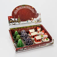 Набір новорічних свічок ABC (12 шт.)