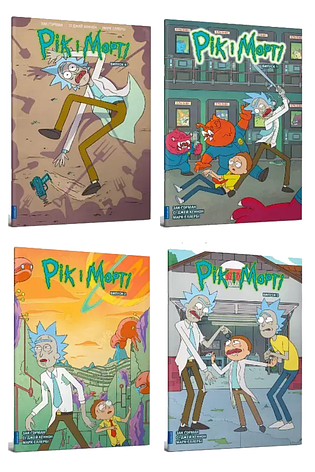Комплект книг «Рік і Морті. Випуск 1-4». Автор - Зак Горман, фото 1