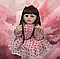 Музична вінілова лялька ручної роботи Reborn Doll зі справжнім волоссям (музичний чіп, видає звуки), фото 4