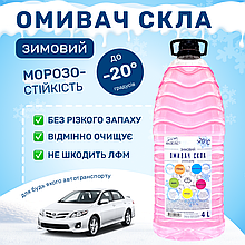 Очищувач скла Зимовий Фазеліс Buble Gum -20 °С 4 л