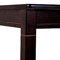 Стіл обідній Персей колір горіх італійський 113-151х70х76 см, фото 6