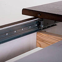 Стіл обідній Персей колір горіх італійський 113-151х70х76 см, фото 5